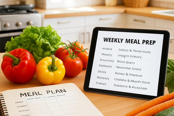Meal Plan to Save on Groceries illustration