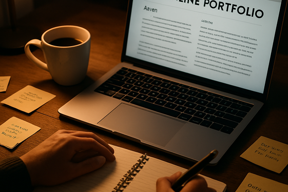 Keep Your Portfolio Updated illustration