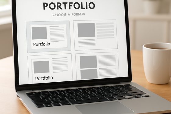 Decide on Your Portfolio Format illustration
