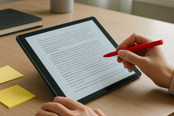 Edit and Proofread Thoroughly illustration