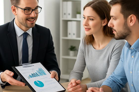 Financial Advisor: Guiding Retirement Planning illustration