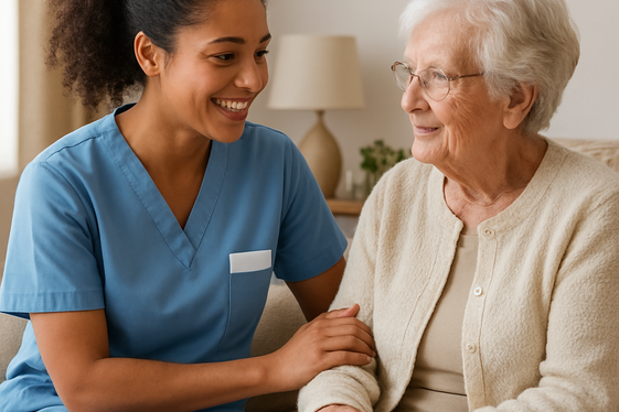 Healthcare Support Worker: Providing Compassionate Care illustration