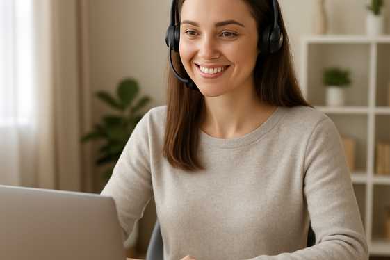 Customer Service Representative: Supporting Diverse Clients illustration