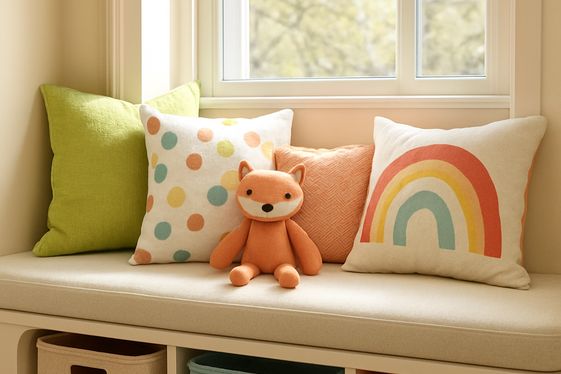 Design a Kid-Friendly Window Nook for Play and Rest illustration