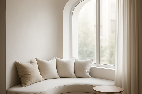 Choose Curved Seating for a Flowing Look illustration