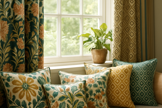 Mix Patterns and Prints for an Eclectic Feel illustration