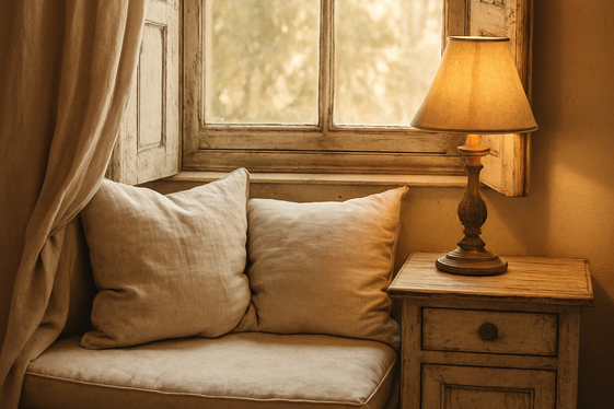 Style a Window Nook Using Vintage Decor illustration