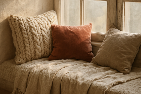 Add Texture with Layered Fabrics and Rugs illustration
