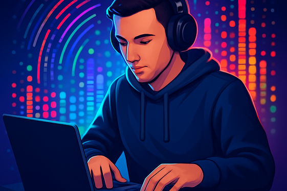 Work as a Virtual DJ for Private Events illustration