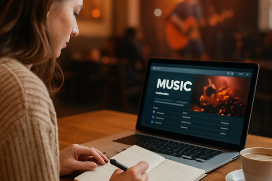 Review Concerts or Albums for Music Blogs illustration