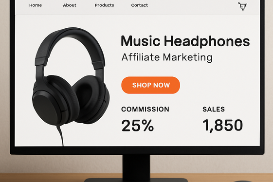 Earn from Affiliate Links on Music Gear Blogs illustration