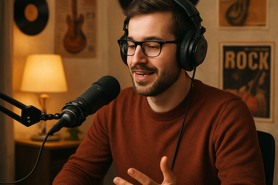 Start a Music Podcast and Attract Sponsors illustration