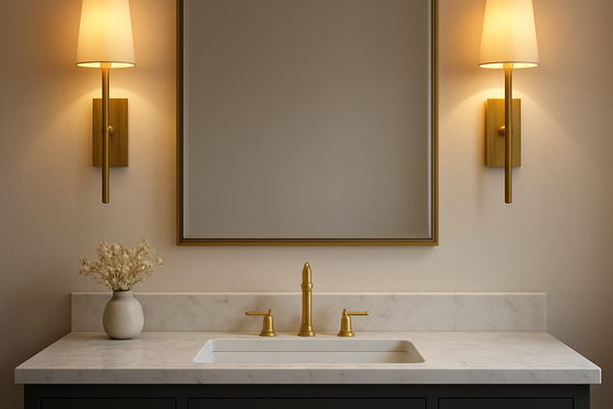 Use Statement Lighting to Highlight Your Vanity illustration