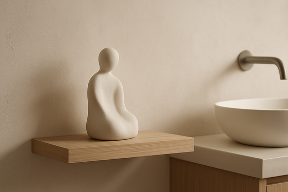 Use a Small Art Piece or Sculpture for Personality illustration