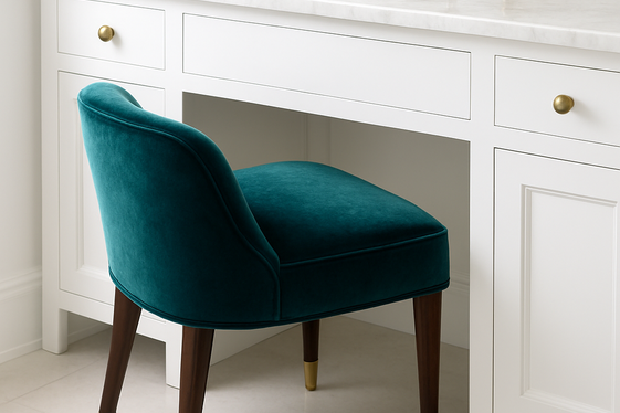 Add a Stylish Vanity Stool or Bench illustration