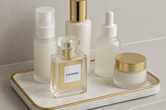 Use Decorative Trays to Organize Essentials illustration