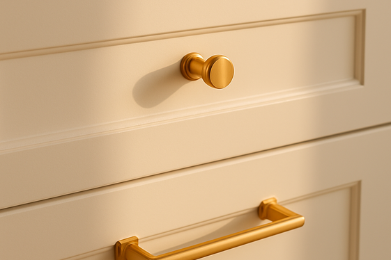 Add a Touch of Gold or Brass Hardware illustration