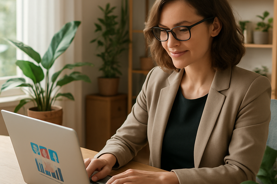 Social Media Management Assistant illustration