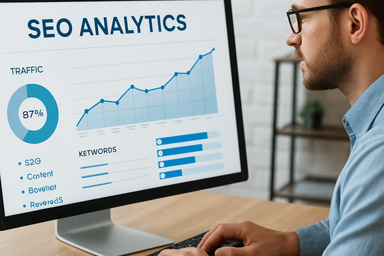 SEO and Digital Marketing Support illustration