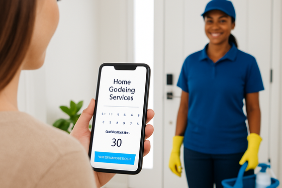 Create an App for Home Cleaning Services illustration