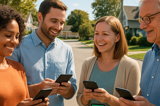 Build a Neighborhood Social Network illustration