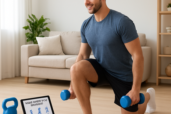Offer an Online Home Workout Planner illustration