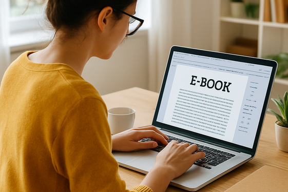 Typing and Formatting E-books illustration