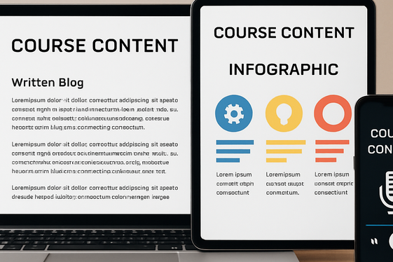 Repurposing Content for Multiple Course Formats illustration
