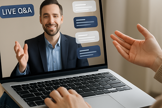 Leveraging Live Q&A Sessions for Community Building illustration