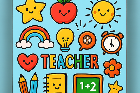 Create and Sell Digital Stickers or Clips illustration