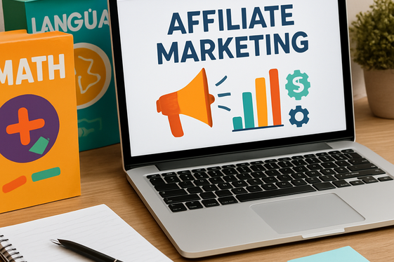 Participate in Affiliate Marketing for Education Products illustration