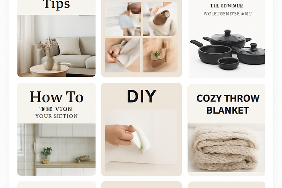 Mix Affiliate Pins With Helpful Home Tips to Add Value illustration