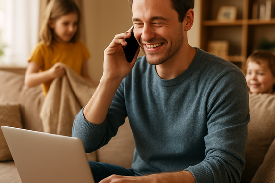 Benefits of Being a Remote Appointment Setter as a Homeowner illustration