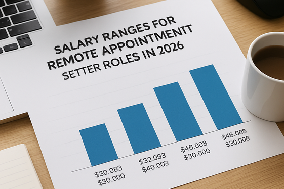 Remote Appointment Setter Salary Expectations in illustration