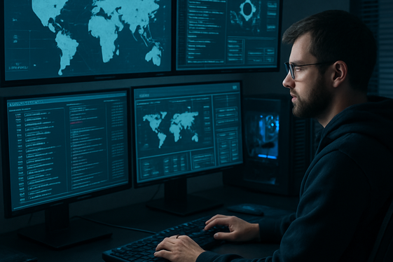 Remote Cybersecurity Specialists with Comprehensive Benefit Packages illustration
