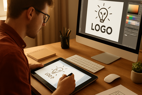 Remote Graphic Designers with Retirement Savings Plans and Perks illustration