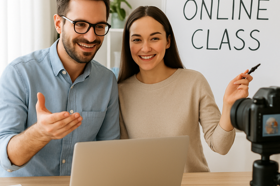 Teach Online Classes or Workshops illustration