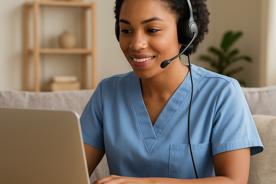 Virtual Nursing Assistant: Support Patients Online illustration