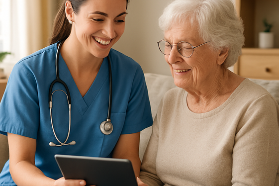 Home Health Care: Personal Care Meets Flexibility illustration