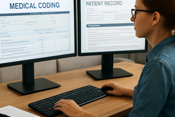 Medical Coding and Billing: Behind-the-Scenes Pays illustration