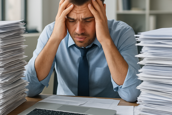 Unrealistic Job Expectations or Workload illustration