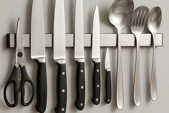 Use Magnetic Strips for Tool Organization illustration