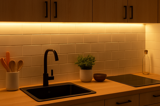 Incorporate Under-Cabinet Lighting illustration