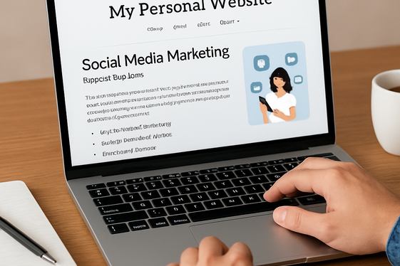 Network with Other Social Media Professionals illustration