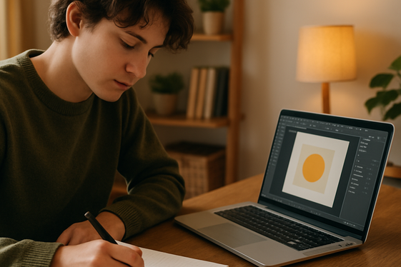 Build Basic Skills: Writing, Design & Communication illustration