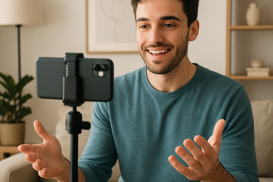 Start Creating Your Own Social Media Content illustration