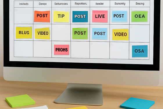 Practice Building Content Calendars & Campaigns illustration