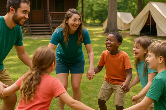 Camp Counselor Roles with Free On-Site Housing illustration