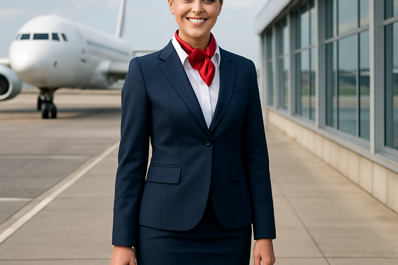 Flight Attendant Roles with Layover Housing illustration