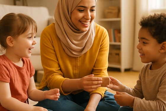 Au Pair Positions with Housing Benefits illustration